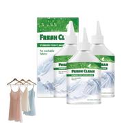 Liquide détachant pour vêtements, Détachant enzymatique actif, Nettoyant pour les taches de graisse et de nourriture sur les vêtements, idéal pour les vêtements et tissus de nouveau-nés (3 bouteilles)