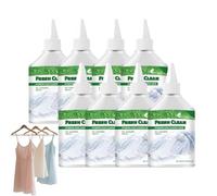 Liquide détachant pour vêtements, Détachant enzymatique actif, Nettoyant pour les taches de graisse et de nourriture sur les vêtements, idéal pour les vêtements et tissus de nouveau-nés (8 bouteilles)