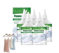 Liquide détachant pour vêtements, Détachant enzymatique actif, Nettoyant pour les taches de graisse et de nourriture sur les vêtements, idéal pour les vêtements et tissus de nouveau-nés (5 bouteilles)