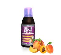 LIQUIDE DETOX, DRAINEUR - Complément Détox, Draine, Détoxifie, Elimine grâce au Thé Vert, Bouleau, Hibiscus, Maté - Flacon de 500ml - Saveur Abricot - Eric Favre