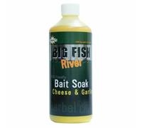 Liquide Dynamite Baits Big Fish River Cheese / Garlic 500 Ml Jaune