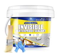 Liquide Étanchéité Transparent 1,000g - Membrane Polyuréthane Imperméable Haute Adhérence pour Toiture, Mur, Salle de Bain - Résistance UV Extrême, Étanchéité Durable - Imperméable Transparente