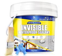Liquide Étanchéité Transparent 2,000g - Membrane Polyuréthane Imperméable Haute Adhérence pour Toiture, Mur, Salle de Bain - Résistance UV Extrême, Étanchéité Durable - Imperméable Transparente
