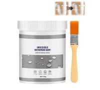 Liquide Étanchéité Transparent, Agent Antifuite Étanche,Adhésif D’étanchéité Super Puissant, Agent de Revêtement Imperméable Pour Salle de Bain, Murs,Toit, Toilettes, Carrelage,Avec Pinceau,100g