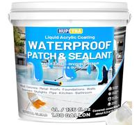 Liquide Étanchéité Transparent Revêtement Imperméable, Membrane d'Étanchéité Waterstop pour Réparer Fuites Agent Anti-Fuite Étanche, Imperméabilisant Invisible pour Intérieure et Extérieure 4L