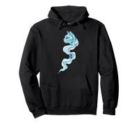 Liquide Flow Wave Chat Art Abstrait Design Minimalisme Sweat à Capuche