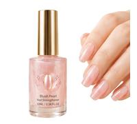 Liquide Fortifiant pour Ongles 10ml Solution de Réparation de Manucure | Conditionneur d'Ongles Rose Pâle Nacré Pour Femmes, Maison, Salon,