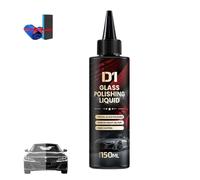 Liquide Lave Glace, D1 Glass Polishing Liquid, Powerful Car Glass Oil Film Remover for Wiper Marks and Light Scratches (1PCS/150ml)