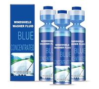 Liquide Lave Glace Voiture,Nettoyant Pare-Brise,Convient Aux Liquide De Nettoyage Pour Vitres,Fenêtres Et Carrelages,Toutes Saisons,Windshield Washer Fluid,Blue Concentrated,Protection Durable (3)