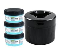 Liquide Nettoyant For Rasoir, Nettoie La Base. Compatible For Philips Rasoirs Séries S1000, S5000, S6000, S7000, S8000 Et S9000(3 PCS ADD CLEANING CABIN)