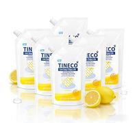 Liquide Nettoyant for Sol, 6 Sachet, 500ml Parfum Citron, Nettoyage Profond Élimination des Odeurs, Compatible avec Tineco FLOOR ONE S3/S5/S6/S7/S9 Aspirateur Sec et Humide
