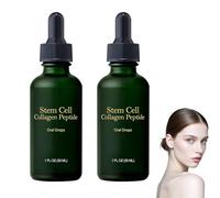 Liquide oral de peptide de collagène, soutient l'hydratation et l'élasticité de la peau, complément alimentaire pour la santé de la peau, pour les femmes et les hommes (2 Pcs)