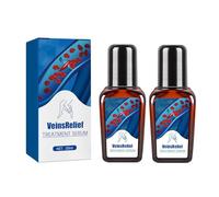Liquide réparateur veines variqueuses, araignées vasculaires sur les jambes, l'essence apaisante pour les jambes élimine les varices et les araignées vasculaires, soulage les gênes, 20 ml x 2 pièces