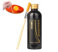 Liquide super rapide, caoutchouc pour raquette de tennis de table, colle pour raquette de tennis de table, colle pour raquette de tennis de table 100 ml avec brosse spéciale,