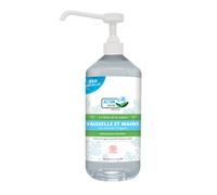 Liquide vaisselle 2 en 1 algues action verte 1 L