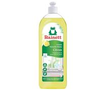 Liquide vaisselle Citron Dégraissant Écologique RAINETT - le flacon de 750mL Lot De 4 - Par Lot