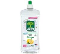 L'Arbre Vert – Liquide vaisselle mains Citron Ecolabel Hypoallergénique 97% d'ingrédients - 750 ml