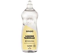 SPADO Origines - Liquide vaisselle - Nettoie, dégraisse et fait briller - 98,7% d’ingrédients d’origine naturelle - Protège les mains - Parfum naturel citron - ECOCERT - 1 L - Fabrication française