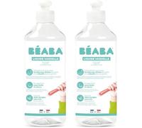 Liquide Vaisselle pour Biberons et Accessoires Repas, 100% d'Origine Naturelle, Made in France, Sans Parfum, Lot de 2x500 ml