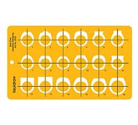 Liquidraw 2018 Bijoux Motif Les paramètres des modèles Pochoir - Orange/transparent