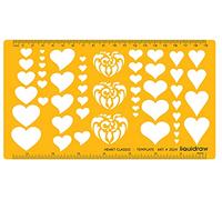 Liquidraw 2024 Hearts modèles Pochoir - Orange/transparent