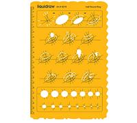 Liquidraw 5016 Motif Les paramètres et formes de pierre des modèles Pochoir - Orange/transparent