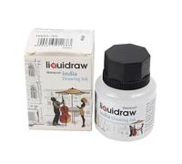 Liquidraw Encre de Chine blanche - 35 ml | Fournitures d'artistes indispensables | Non toxique, imperméable, résistant à la lumière et permanent | Convient pour les stylos et pinceaux | Utilisation