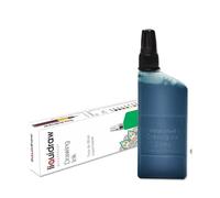 Liquidraw Encre verte pour stylo technique - 25 ml | Encre à dessin étanche | Compatible avec les stylos isographiques Rotring | Flacon de recharge en plastique avec couvercle à visser | Idéal pour