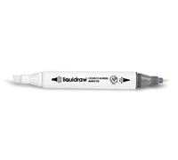 Liquidraw Marqueur mixeur incolore, marqueur à double pointe, stylo mélangeur incolore à l'alcool pour l'art, l'illustration, l'animation, le portrait, l'esquisse, le dessin, le design