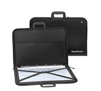 Liquidraw Porte-documents A2 et A3 avec pochettes transparentes pour artistes, Noir , A3, Pochette portefeuille A3