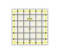 Liquidraw Règle carrée pour matelassage en acrylique, modèle carré impérial 15,2 x 15,2 cm