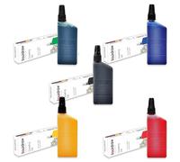 Liquidraw Technical Pen Encre à dessin étanche 25 ml Couleurs assorties (compatible avec les stylos Isographe Rotring) (5 couleurs assorties)