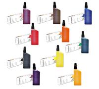 Liquidraw Technical Pen Encre à dessin étanche 25 ml Couleurs assorties (compatible avec les stylos Isographe Rotring) (10 couleurs assorties)
