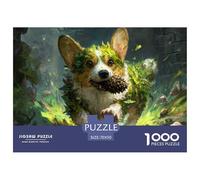 _liquidsmoke_Heroic_Corgi_with_Moss-Covered_Fur_Bright_Eyes_and_42ac5c92-7fee-449f-bbd8-3a02c280500d Surface Lisse Excellent Cadeau-Loisir, Parfait pour Les Adultes, Adolescents Et Amateurs De Puzzle