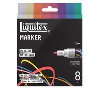 Liquitex 3699487 Multi-Surface Marker Pens with Durable Tips and Quick-Drying Aq