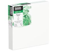 Liquitex 418020020 Cadre en plastique recyclé 100% recyclé Toile de qualité supérieure 565 g/m², FSC 3 couches apprêtées pour l'huile et les peintures acryliques - Deep Edge 20 x 20 cm