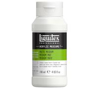 Liquitex 5104 Médium Mat Professionnel pour Peintures Acryliques - Donne un Fini Satiné aux Couleurs et Réduit la Brillance, Liquide - Bouteille 118 ml
