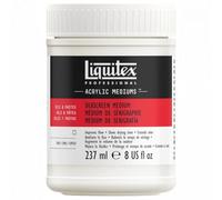 Liquitex 7708 Medium de Sérigraphie pour Peintures Acryliques, Résistant au Vieillissement, Retarde le Flux et le Séchage sans Perte de Couleur - Flacon de 237 ml