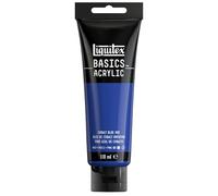 Liquitex 8870018 Basics - Peinture acrylique, peinture artistique monopigmentée, résistante à la lumière, qualité archive, finition satinée, tube de 118 ml - Bleu De Cobalt Imitation