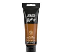 Liquitex 8870027 Basics - Peinture acrylique, peinture artistique monopigmentée, résistante à la lumière, qualité archive, finition satinée, tube de 118 ml - Terre De Sienne Naturelle