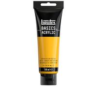 Peinture acrylique - Jaune cadmium foncé - 163 - Liquitex Basics acrylic - Tube 118ml Jaune