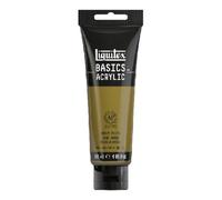Liquitex 8870049 Basics - Peinture acrylique, peinture artistique monopigmentée, résistante à la lumière, qualité archive, finition satinée, tube de 118 ml - Jaune Bronze