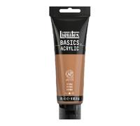 Liquitex 8870057 Basics - Peinture acrylique, peinture artistique monopigmentée, résistante à la lumière, qualité archive, finition satinée, tube de 118 ml - Bronze
