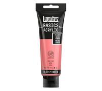 Liquitex 8870078 Basics - Peinture acrylique, peinture artistique monopigmentée, résistante à la lumière, qualité archive, finition satinée, tube de 118 ml - Rose