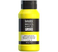Peinture acrylique - Fluide - Jaune cadmium clair - 159 - Liquitex - Basics Acrylic fluid - 118ml Jaune