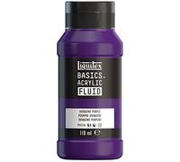 Liquitex Peinture acrylique Basics Fluid 8870395 - Fluide, séchage rapide - 118 ml Pourpre