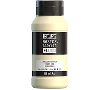 Liquitex 8870411 Basics Fluid - Peinture acrylique à consistance fluide, à séchage rapide, résistante à la lumière, imperméable, à base d'eau, Flacon de 118 ml, Titane Ecru