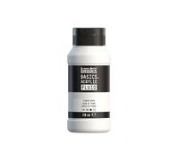 Liquitex 8870413 Basics Fluid - Peinture acrylique à consistance fluide, à séchage rapide, résistante à la lumière, imperméable, à base d'eau, Flacon de 118 ml, Blanc de Titane