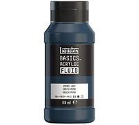 Liquitex 8870415 Basics Fluid - Peinture acrylique à consistance fluide, à séchage rapide, résistante à la lumière, imperméable, à base d'eau, Flacon de 118 ml, Gris de Payne