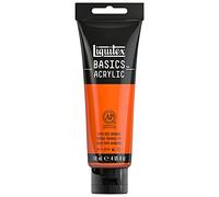 Liquitex Acrylique Basics Tube, Rouge Orange Vif, 118ml